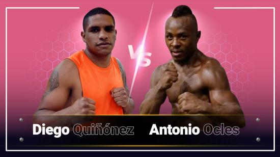 Diego Quiñónez y Antonio Ocles se verán en el ring en el duelo estelar del evento organizado por Capital Box, el 30 de enero de 2021.