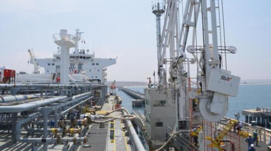 Una vista panorámica del muelle de la terminal marítima Monteverde, en 2018.