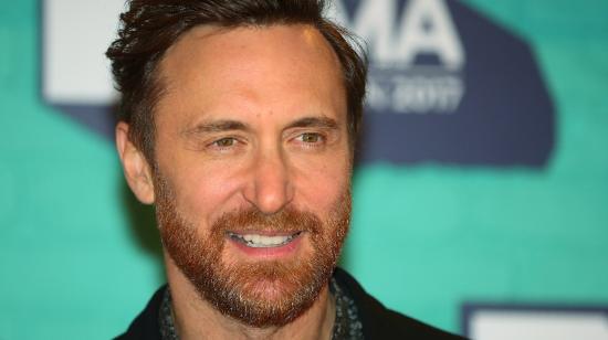 El DJ francés David Guetta llega a la entrega de los MTV Europe Music Awards, en el Wembley Arena de Londres, Gran Bretaña, el 12 de noviembre de 2017