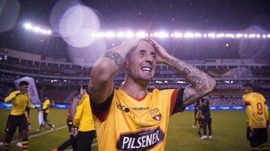 Damián Díaz, jugador histórico de Barcelona, consiguió su tercer título con el club en el estadio Casa Blanca de Liga.