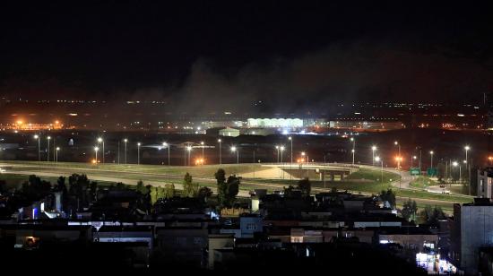 Al menos tres misiles cayeron en las inmediaciones del aeropuerto de Eribil, en el Kurdistán Iraquí.