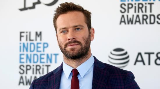 El actor Armie Hamer a su llegada a los Film Independent Spirit Awards, en febrero de 2019, en California.