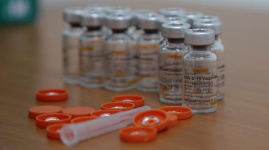 Fotografía referencial de las vacunas contra el Covid-19, de la farmacéutica Sinovac.