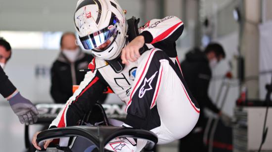 Juan Manuel Correa antes de empezar su participación en las sesiones libres en el circuito de Spielberg, Austria, el sábado 3 de abril de 2021. 