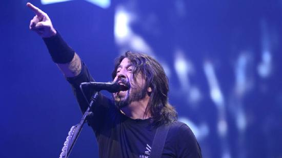 Dave Grohl en vivo con los Foo Fighters en un concierto en 2019, en Alemania. 