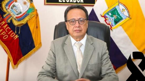 El gobernador de Napo, Edwin Tello, falleció por Covid-19, según informó el presidente Lenín Moreno. 