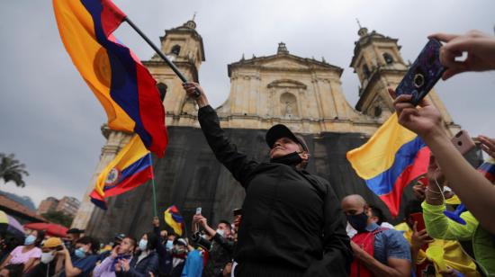 Manifestación en Colombia en contra del Gobierno de Iván Duque. 5 de mayo de 2021.