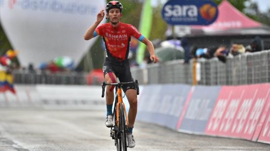 Gino Mader, durante la Etapa 6 del Giro de Italia, el jueves 13 de mayo de 2021. 