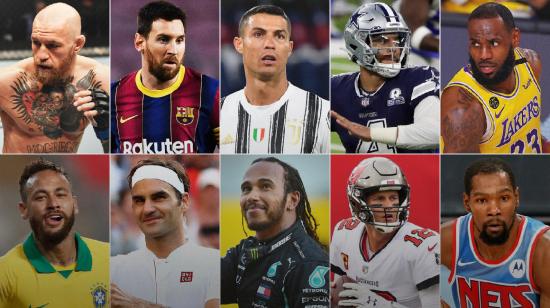 El Top 10 de los deportistas mejor pagados del mundo en la lista de Forbes.