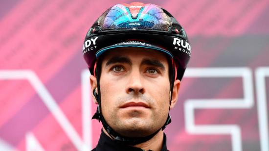 El ciclista Mikel Landa, previo a la Etapa 4 del Giro de Italia, el 11 de mayo de 2021.