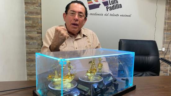 El compositor guayaquileño Luis Padilla Guevara defiende su autoría del tema La Pinta, la Niña y la Santa María.