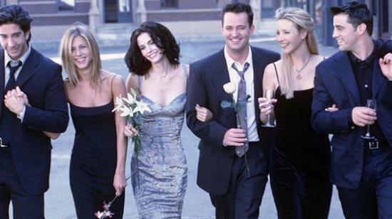 Los seis integrantes de la serie televisiva estadounidense 'Friends'. 