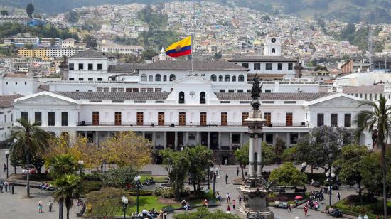 Imagen del 16 de noviembre de 2018 del Palacio de Carondelet, sede de la Presidencia de la República, en Quito.