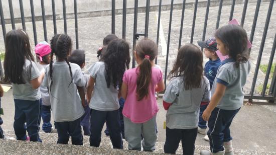 Niños en un orfanato de Quito, el 17 de mayo de 2019.