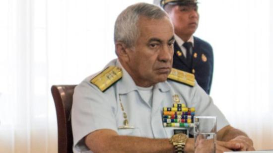 Jorge Cabrera, jefe del Comaco, durante la firma de un convenio, el 12 de julio de 2019.