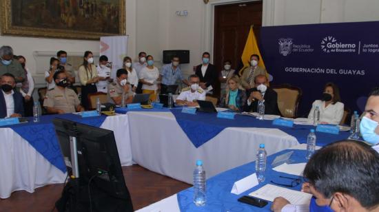 El Consejo de Seguridad del Guayas se reunió por primera vez la mañana del 2 de junio de 2021.