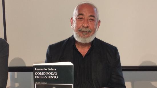 Leonardo Padura, en la presentación de su última novela 'Como polvo en el viento', 7 de junio de 2021.