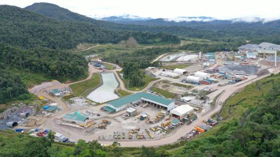 Una vista panorámica de la mina Fruta del Norte, en Zamora Chinchipe, en marzo de 2021.