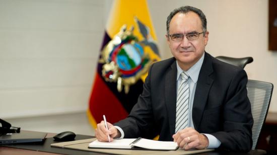 Pablo Luna, gerente de la petrolera estatal Petroecuador. Quito, 8 de junio de 2021,