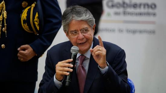 El presidente Guillermo Lasso en Quito, el 31 de mayo de 2021. 