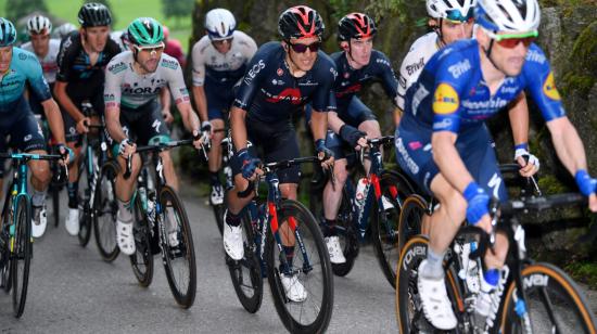 Richard Carapaz. durante la Etapa 4 del Tour de Suiza, el miércoles 9 de junio de 2021. 