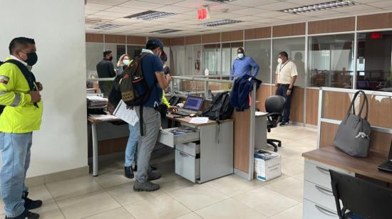 La Fiscalía investiga una presunta interceptación ilegal de datos en la Función Judicial del Guayas, el 17 de junio de 2021.