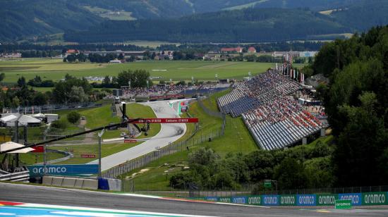 Vista panorámica del circuito de Spielberg, en Austria, durante el Gran Premio de Fórmula 1, el 27 de junio de 2021.