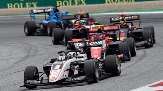 Juan Manuel Correa mientras disputaba la segunda carrera del sábado 3 de julio en Austria.