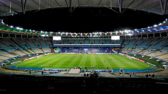 Estadio Maracaná antes de la final de la Copa América el sábado 10 de julio de 2021. 