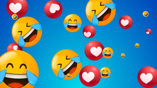 Ilustración de los dos emojis más utilizados en las redes sociales.