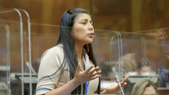 Rosa Cerda, asambleísta por Pachakutik.