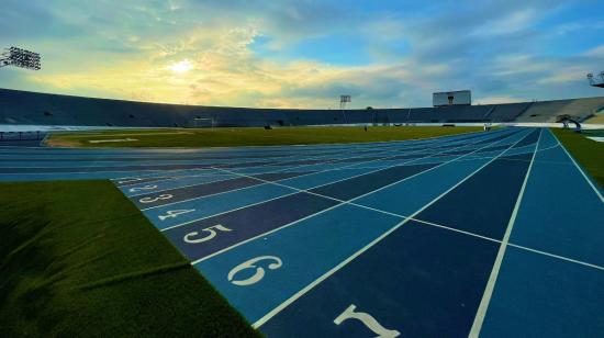 Vista panorámica del estadio Alberto Spencer en Guayaquil, el 12 de julio de 2021.