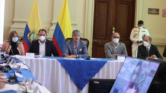 El presidente Guillermo Lasso participó en el encuentro binacional Ecuador-Colombia, para analizar y fijar acciones para combatir la plaga Fusarium en Ecuador. 