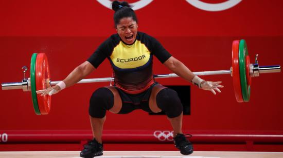 Alexandra Escobar, durante su participación en los Juegos Olímpicos de Tokio, el martes 27 de julio de 2021. 
