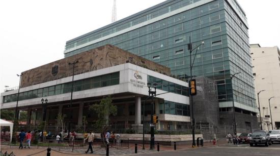 Imagen de la Corte Provincial de Justicia en el centro de Guayaquil.