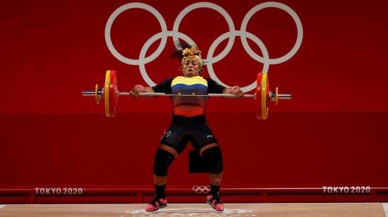 La carchense Tamara Salazar consigue la tercera medalla para Ecuador en los Juegos Olímpicos de Tokio, el lunes 2 de agosto de 2021. 