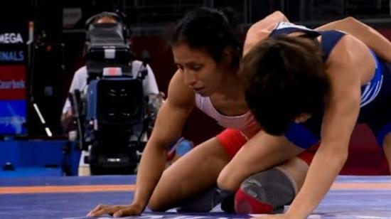 Luisa Valverde, durante su participación en los octavos de final de Tokio, el 4 de agosto de 2021. 