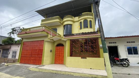 Casa de Don Naza, donde operaba 'Big Money' en el barrio Venus, Quevedo 18 de agosto de 2021.