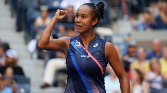 Leylah Fernández, durante los cuartos de final del US Open, el 7 de septiembre de 2021, en Nueva York. 