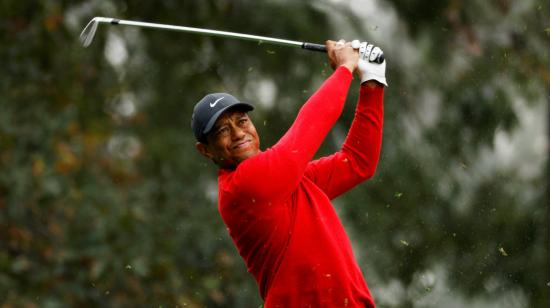 Tiger Woods durante la ronda final del Masters Augusta National Golf Club, el 15 de noviembre de 2020.