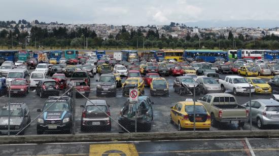 Vista de uno de los nueve centros de revisión vehicular de Quito, el 7 de septiembre de 2021.