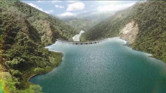 Imagen referencial de la presa del proyecto hidroeléctrico Cardenillo. 28 de septiembre de 2021