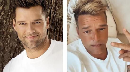 Ricky Martin, con la imagen que causó polémica.