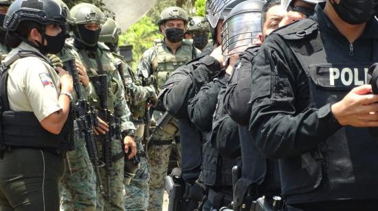 Policía Nacional y Fuerzas Armadas hicieron una requisa en la Penitenciaría del Litoral. Guayaquil, 30 de septiembre de 2021.