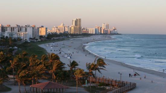 Vista panorámica de Miami, en el estado de Florida, Estados Unidos.