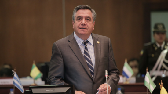 Foto archivo del ministro de Trabajo, Patricio Donoso, cuando era asambleísta