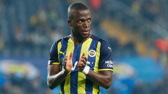 Enner Valencia, durante el partido del Fenerbahce ante el Antwerp, en Estambul, el 21 de octubre de 2021. 