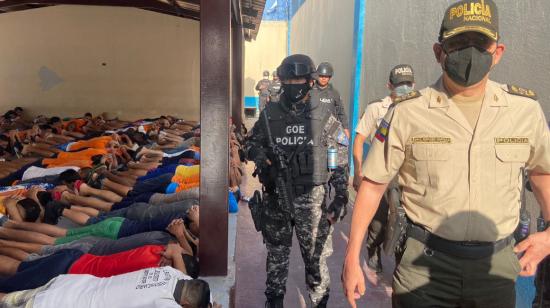 Operativo policial en la Penitenciaría del Litoral, el 24 de agosto de 2021.