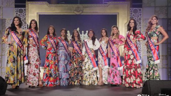 Presentación de las candidatas a Reina de Quito 2021, el 10 de noviembre de 2021.