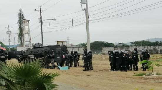 Un contingente de 1.000 policías ingresaron a la Penitenciaría del Litoral, el 9 de noviembre de 2021.